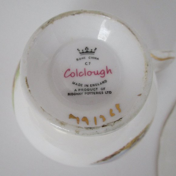 antique cup & saucer set - Picture 4 of 5